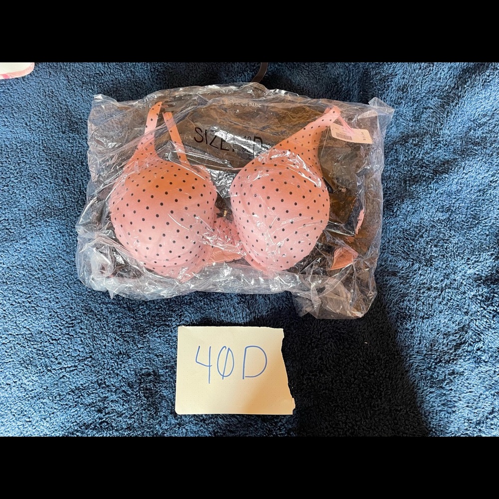 Memory Foam Pink Underwire Bra